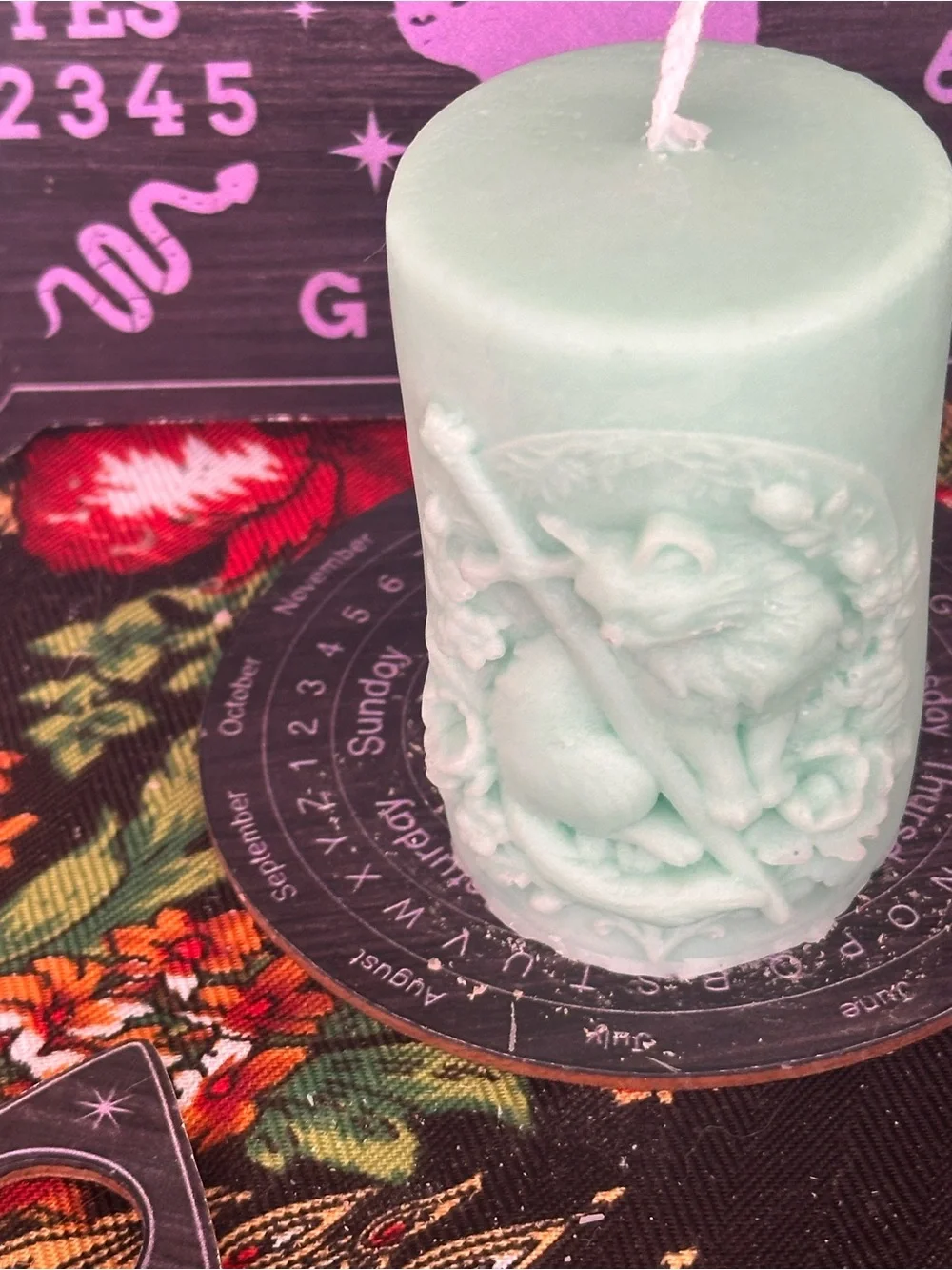 Guardian’s Blade Cat Pillar Candle
